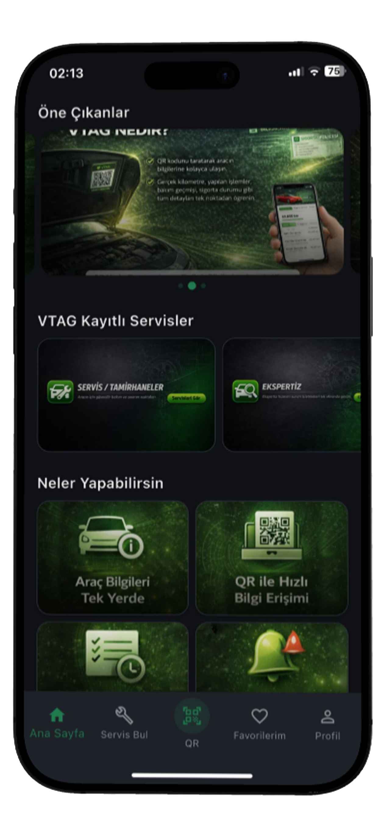 VTAG ana ekran